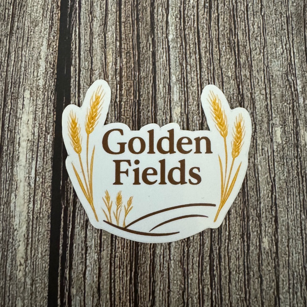 Golden Fields Sticker